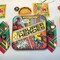 8 Count Superhero Comic Paper Plates 9 Inch Square Birthday Party Supplies
